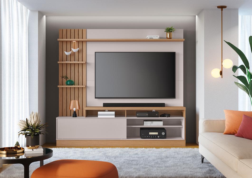 Maceió Freijó Off White - 200 x 40 x 190 cm